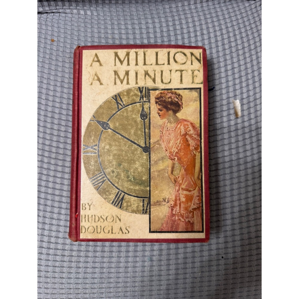 A Million A Minute Romance New York‎ Paris Vintage Hardcover by Hudson Douglas